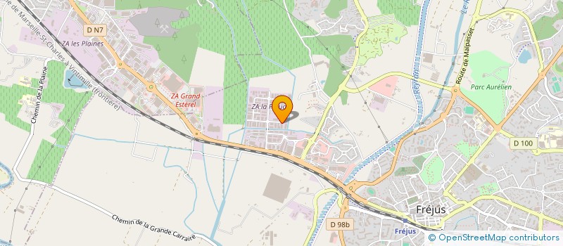 localisation de l'entreprise SOCIETE DES COURANTS FAIBLES MERIDIONALE  FREJUS