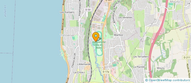localisation de l'entreprise SOCIETE DES COURSES D'AIX LES BAINS à AIX-LES-BAINS