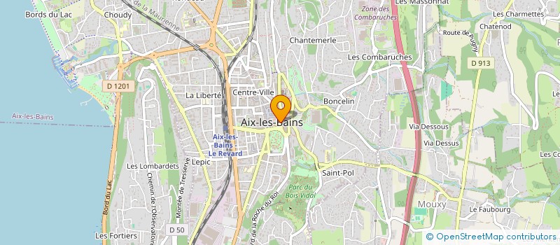 localisation de l'entreprise SOCIETE DES COURSES D AIX LES BAINS  AIX-LES-BAINS