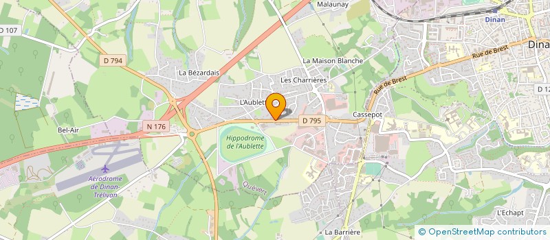 localisation de l'entreprise SOCIETE DES COURSES DE DINAN à QUEVERT