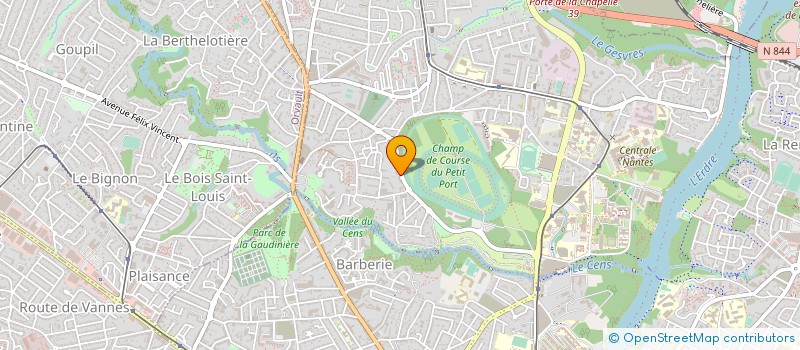 localisation de l'entreprise SOCIETE DES COURSES DE NANTES à NANTES