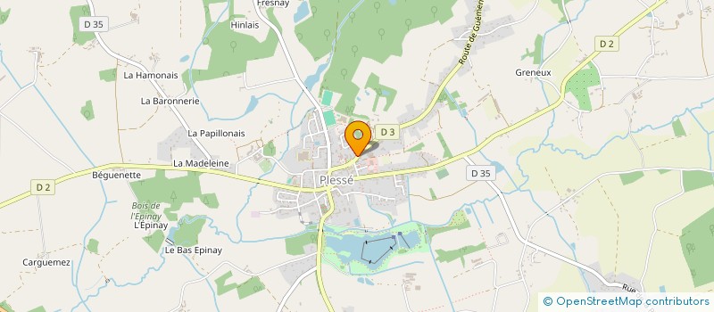 localisation de l'entreprise SOCIETE DES COURSES DE PLESSE  PLESSE