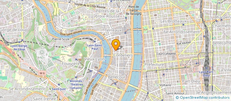 localisation de l'entreprise SOCIETE DES CUIRS ET PEAUX à LYON