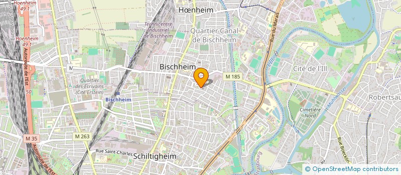 localisation de l'entreprise SOCIETE DES DAMES ISRAELITES  BISCHHEIM