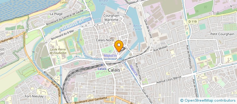 localisation de l'entreprise SOCIETE  DES EAUX DE CALAIS à CALAIS