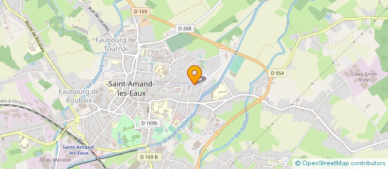 localisation de l'entreprise SOCIETE DES EAUX DE CHORGES à SAINT-AMAND-LES-EAUX