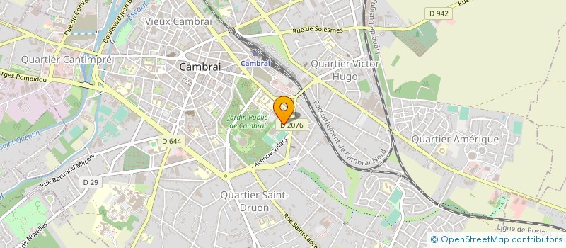 localisation de l'entreprise SOCIETE DES EAUX DE LA VILLE DE CAMBRAI  CAMBRAI