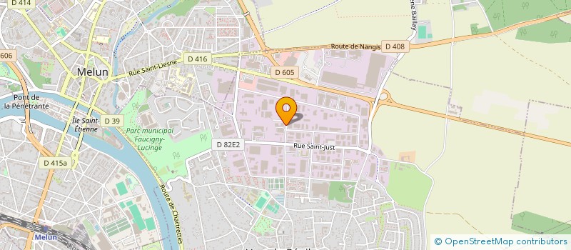 localisation de l'entreprise SOCIETE DES EAUX DE MELUN  VAUX-LE-PENIL