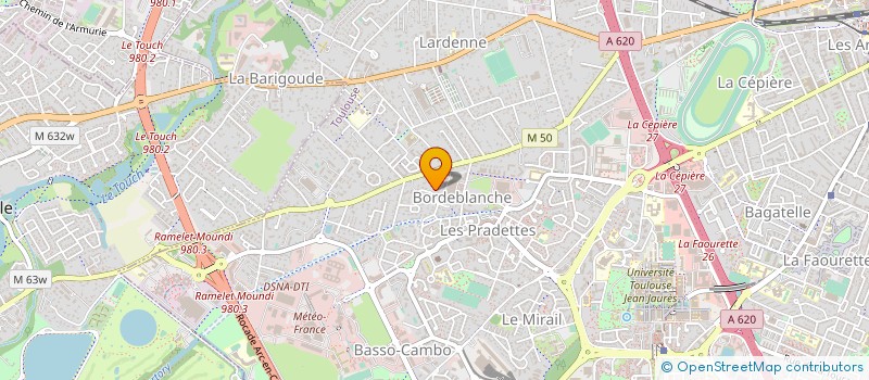 localisation de l'entreprise SOCIETE DES EAUX DU MASSIF DES PYRENEES à TOULOUSE