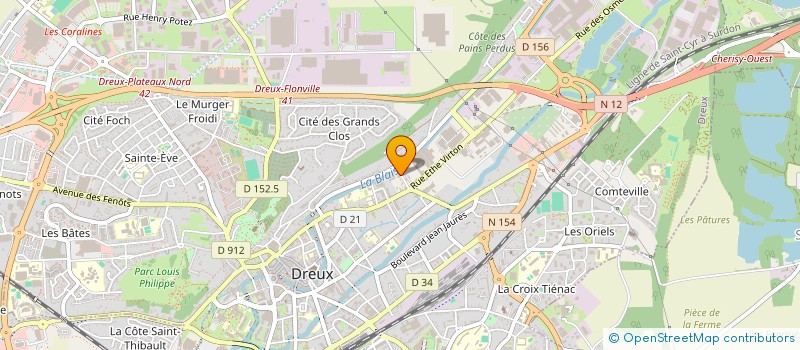 localisation de l'entreprise SOCIETE DES EAUX DU SECTEUR CENTRE DE L'AGGLOMERATION DE DREUX à DREUX