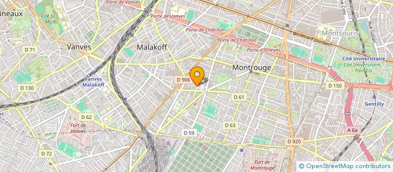 localisation de l'entreprise SOCIETE DES EDITIONS DE L'AUBE NOUVELLE  MONTROUGE