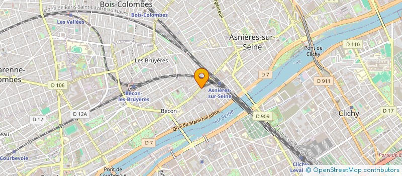 localisation de l'entreprise SOCIETE DES EDITIONS DE L'AVENIR à ASNIERES-SUR-SEINE