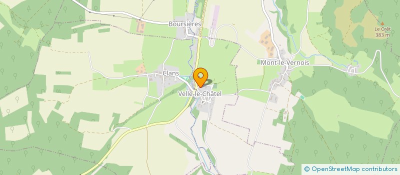 localisation de l'entreprise SOCIETE DES EDITIONS FRANCO BERBERES  VELLE-LE-CHATEL