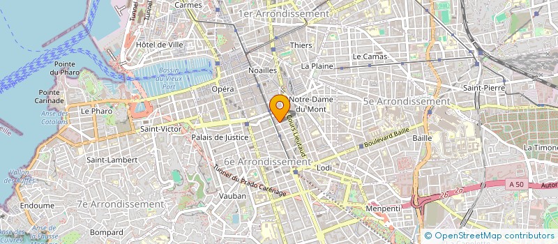 localisation de l'entreprise SOCIETE DES ENSEIGNES BLANC à MARSEILLE