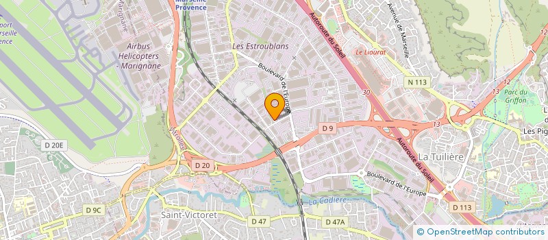 localisation de l'entreprise SOCIETE DES ENTREPRISES BRUNO ROSTAND à VITROLLES