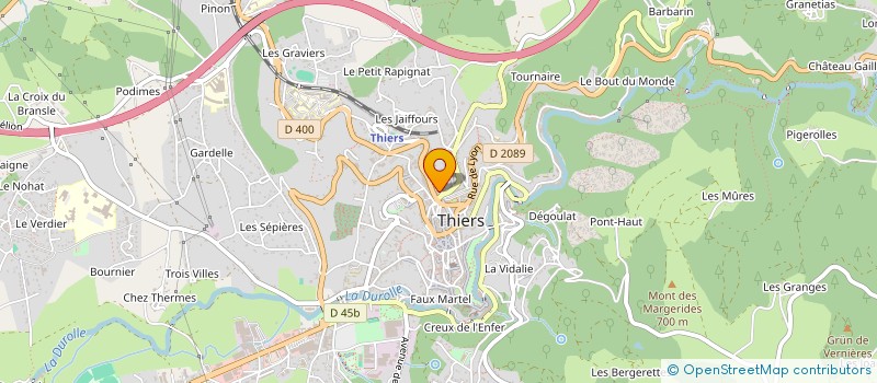 localisation de l'entreprise SOCIETE DES ETABLIS PERARD ET DASSAUD  DORAT