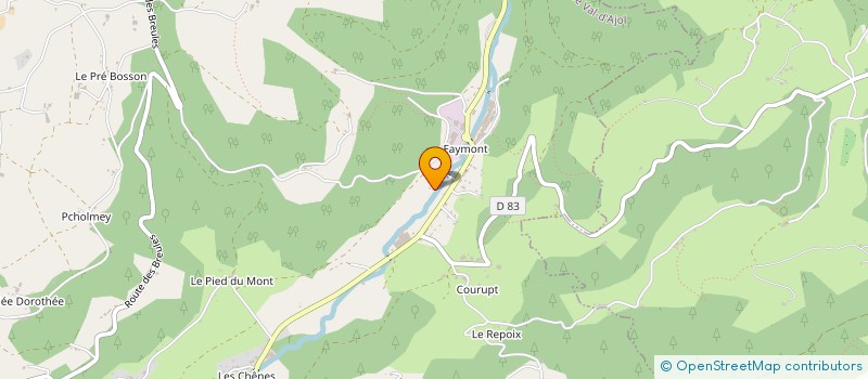 localisation de l'entreprise SOCIETE DES ETABLISSEMENTS BOLMONT à LE VAL D AJOL