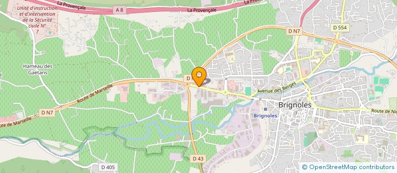 localisation de l'entreprise SOCIETE DES ETABLISSEMENTS BRELY  BRIGNOLES