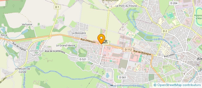 localisation de l'entreprise SOCIETE DES ETABLISSEMENTS CHEDORGE à CONDE-SUR-SARTHE