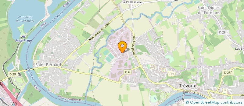 localisation de l'entreprise SOCIETE DES ETABLISSEMENTS COMBRICHON à TREVOUX