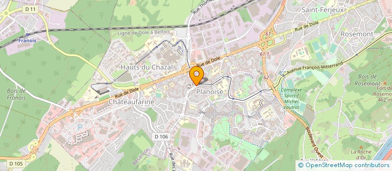 localisation de l'entreprise SOCIETE DES ETABLISSEMENTS DEGRANDI à BESANCON