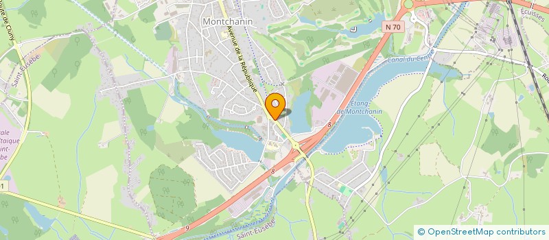 localisation de l'entreprise SOCIETE DES ETABLISSEMENTS DELECLUSE à MONTCHANIN