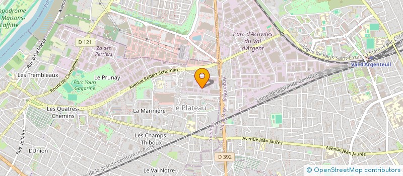 localisation de l'entreprise SOCIETE DES ETABLISSEMENTS DESENNE  SARTROUVILLE
