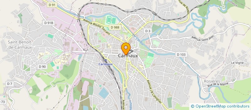 localisation de l'entreprise SOCIETE DES ETABLISSEMENTS GALTIER à CARMAUX