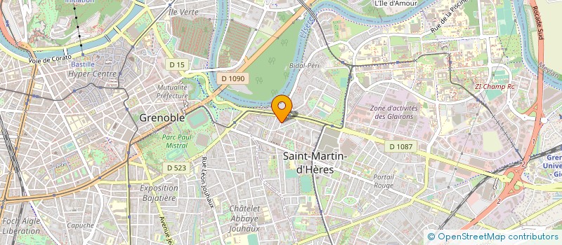 localisation de l'entreprise SOCIETE DES ETABLISSEMENTS HILAIRE à SAINT-MARTIN-D'HERES