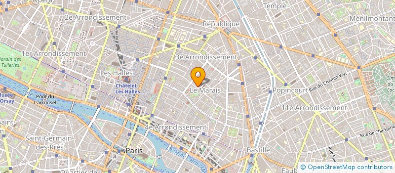 localisation de l'entreprise SOCIETE DES ETABLISSEMENTS JJ DREYFUS à PARIS