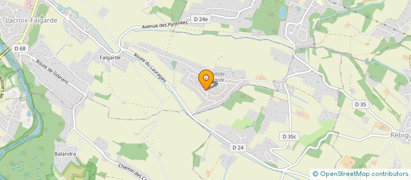 localisation de l'entreprise SOCIETE DES ETABLISSEMENTS JOLY à LACROIX-FALGARDE
