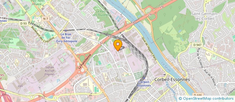 localisation de l'entreprise SOCIETE DES ETABLISSEMENTS LORIC à CORBEIL-ESSONNES
