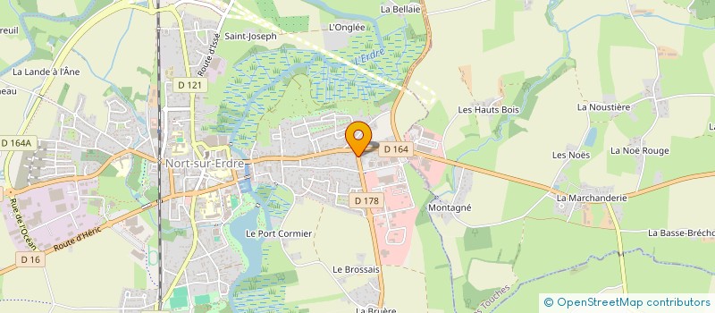 localisation de l'entreprise SOCIETE DES ETABLISSEMENTS MERRE  NORT-SUR-ERDRE