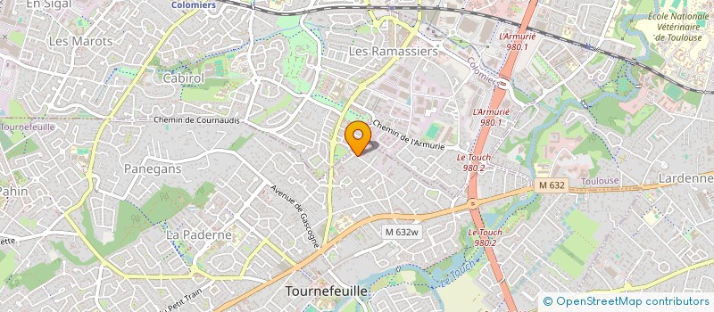 localisation de l'entreprise SOCIETE DES ETABLISSEMENTS PAOLETTI à TOURNEFEUILLE