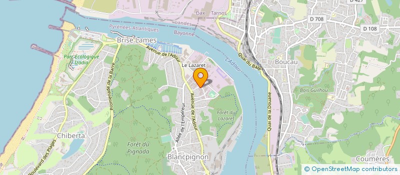 localisation de l'entreprise SOCIETE DES ETABLISSEMENTS PAYRI à ANGLET