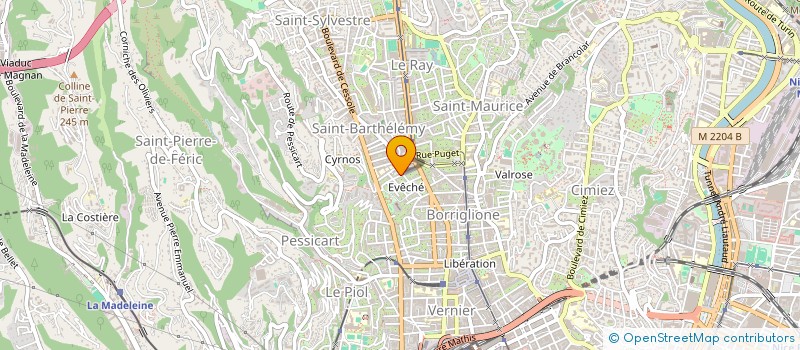 localisation de l'entreprise SOCIETE DES ETABLISSEMENTS R.BOUFFIER à NICE