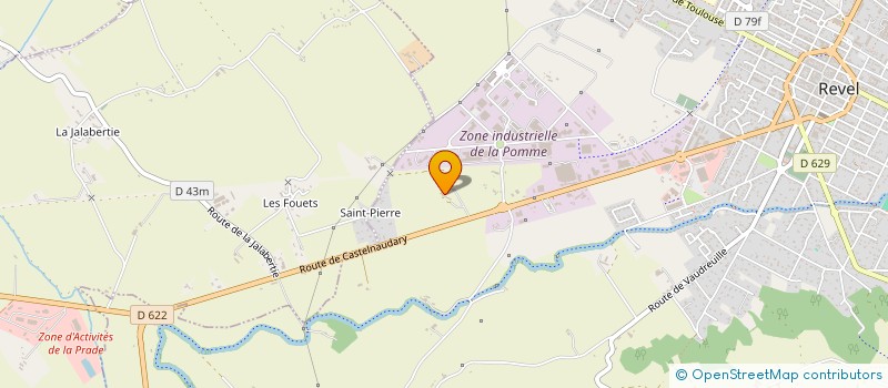 localisation de l'entreprise SOCIETE DES ETABLISSEMENTS RAMIERE CARROSSIER CONSTRUCTEUR à REVEL