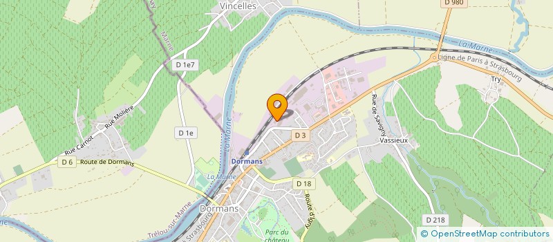 localisation de l'entreprise SOCIETE DES ETABLISSEMENTS RENNEPONT à DORMANS