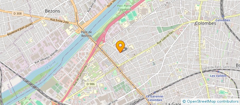 localisation de l'entreprise SOCIETE DES ETABLISSEMENTS RUDLOFF à COLOMBES
