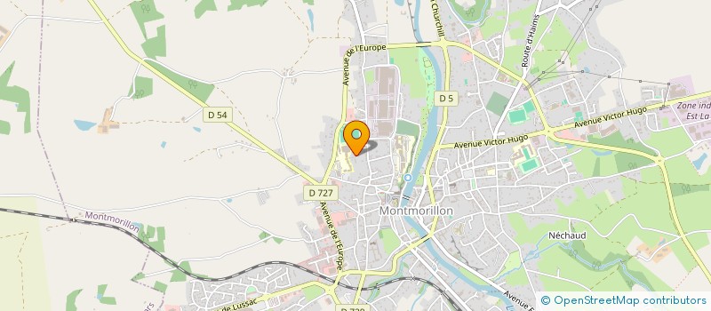 localisation de l'entreprise SOCIETE DES ETABLISSEMENTS TARDY  MONTMORILLON