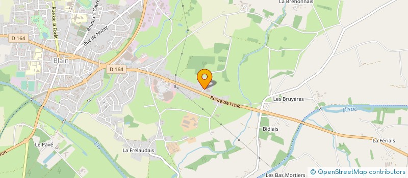 localisation de l'entreprise SOCIETE DES ETABLISSEMENTS YVES DUBOURG  BLAIN