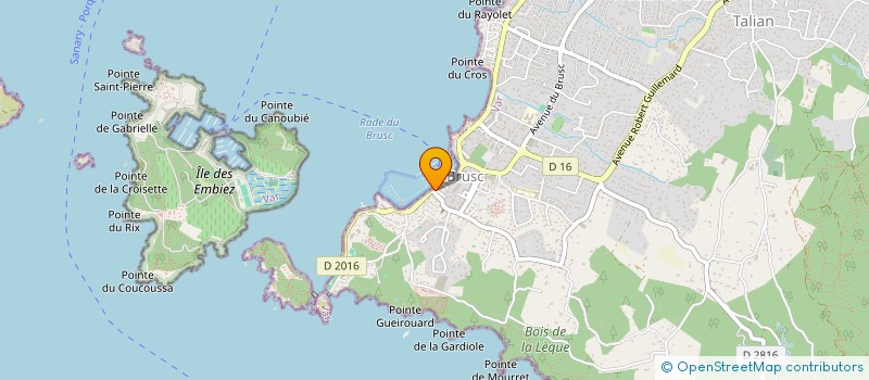 localisation de l'entreprise SOCIETE DES ETS CASTILLO à SIX-FOURS-LES-PLAGES