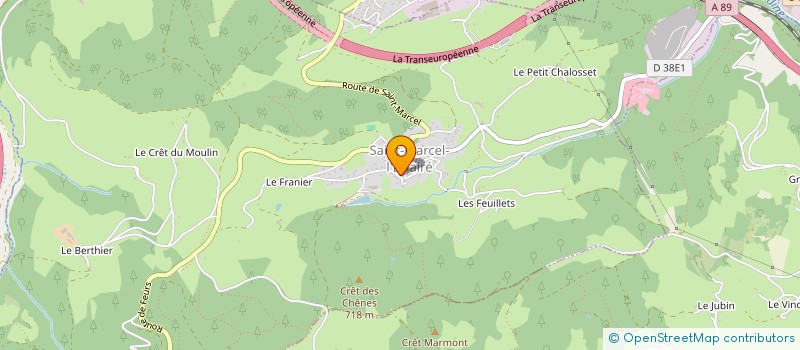 localisation de l'entreprise SOCIETE DES ETS DAVID ALLIER  SAINT-MARCEL-L'ECLAIRE