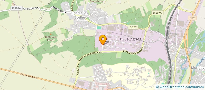 localisation de l'entreprise SOCIETE DES FERAILLES DE L'ESSONNES  ETAMPES