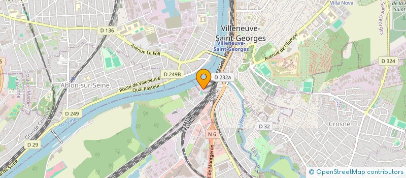 localisation de l'entreprise SOCIETE DES FERMETURES ATTIA à VILLENEUVE-SAINT-GEORGES