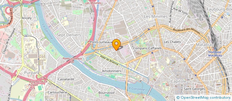 localisation de l'entreprise SOCIETE DES FERRONNERIES DU MIDI  TOULOUSE