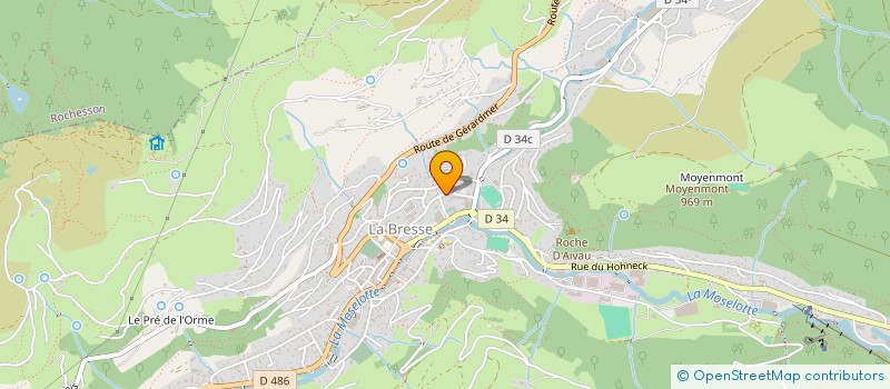 localisation de l'entreprise SOCIETE DES FETES  LA BRESSE