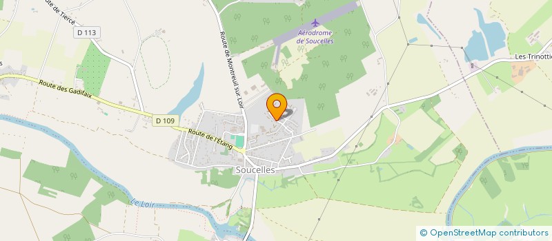 localisation de l'entreprise SOCIETE DES FETES DE SOUCELLES  RIVES-DU-LOIR-EN-ANJOU