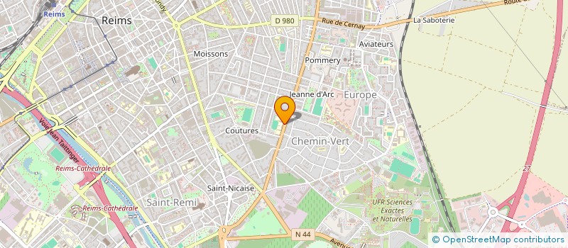 localisation de l'entreprise SOCIETE DES FETES SCOLAIRES DE REIMS  REIMS