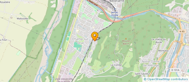 localisation de l'entreprise SOCIETE DES FOURNITURES SCOLAIRES  CHAMP-SUR-DRAC